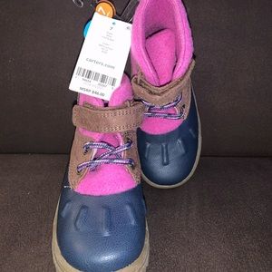 Carter’s Kids Duck boots Size 7 with tags